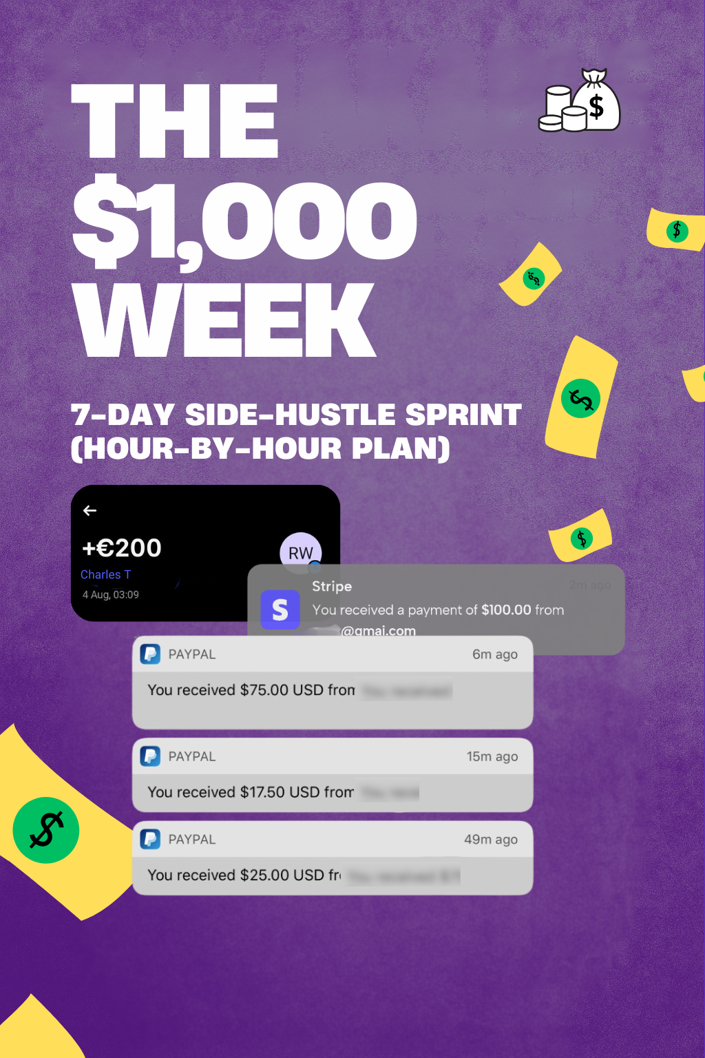 The $1,000 Week: 7-Day Side-Hustle Sprint (Hour-by-Hour Plan)